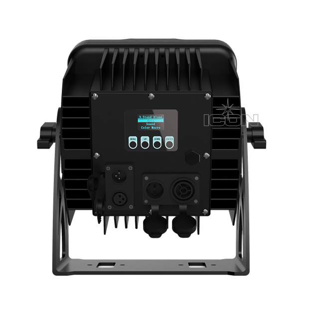 OLED IP65 Powercon LEDs RGBWAUV 6in1 Outdoor 9pcs x15w Led Par Can Light Dmx Square Stage Light