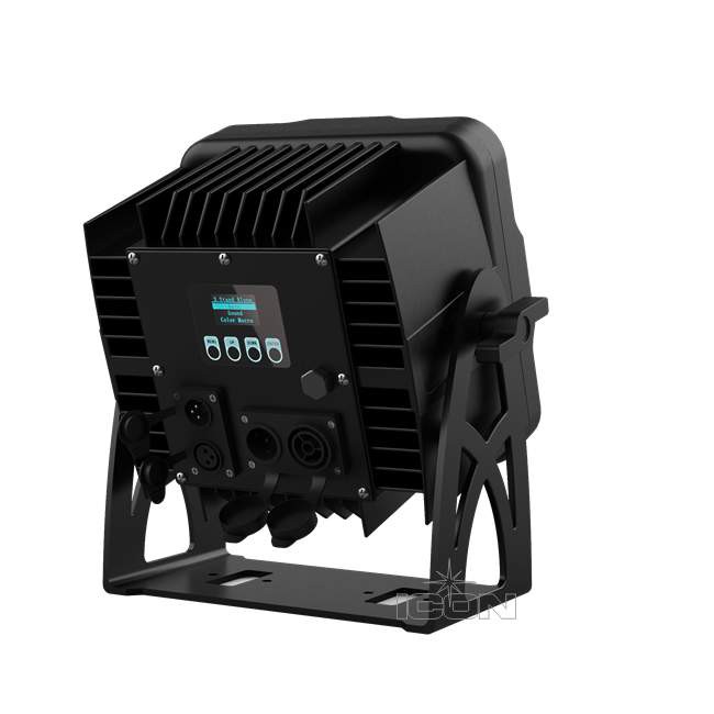 OLED IP65 Powercon LEDs RGBWAUV 6in1 Outdoor 9pcs x15w Led Par Can Light Dmx Square Stage Light